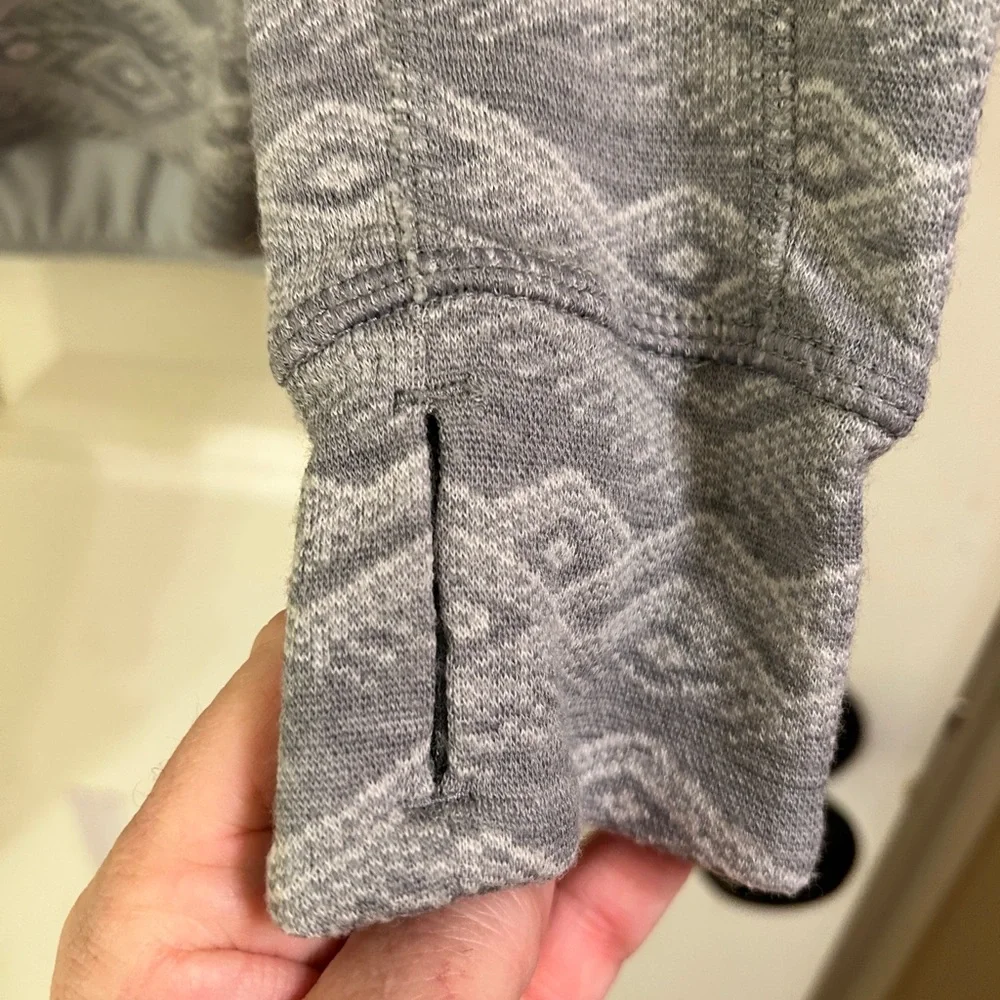 Smartwool Gray Quilted Sweatshirt - Picture 3 of 4